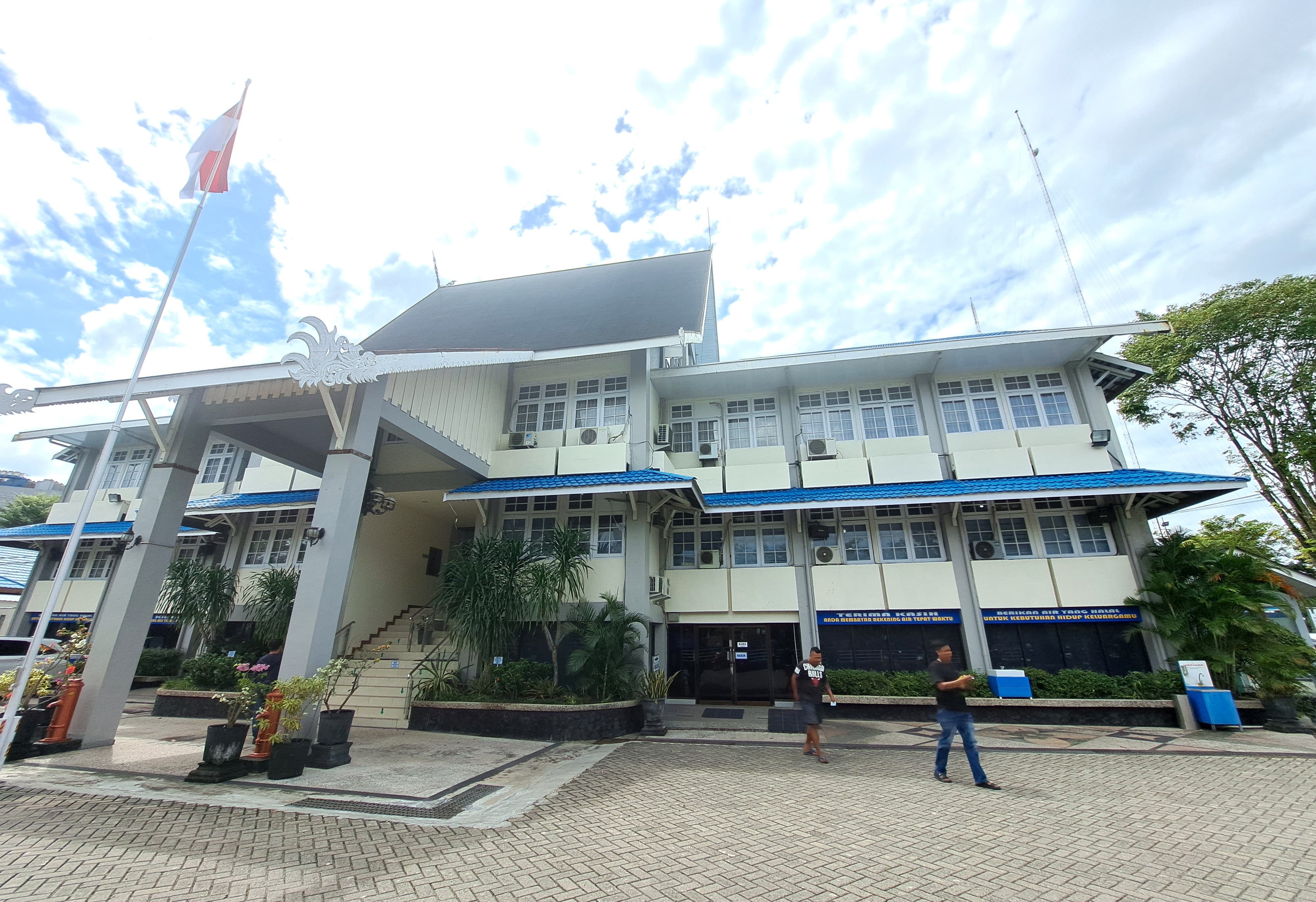 PERUSAHAAN DAERAH: Kantor pusat PAM Bandarmasih di Jalan Ahmad Yani km 3,5 Banjarmasin Timur.