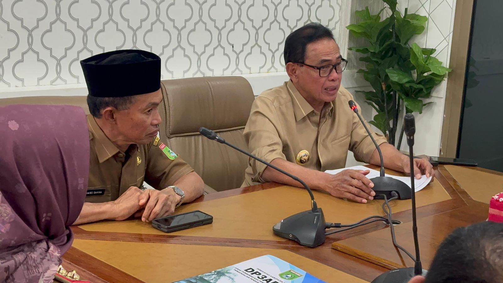 MENOLAK: Bupati Tanah Bumbu Zairullah Azhar menolak angka prevalensi stunting di Tanah Bumbu hasil survei Survei Kesehatan Indonesia (SKI) 2023.