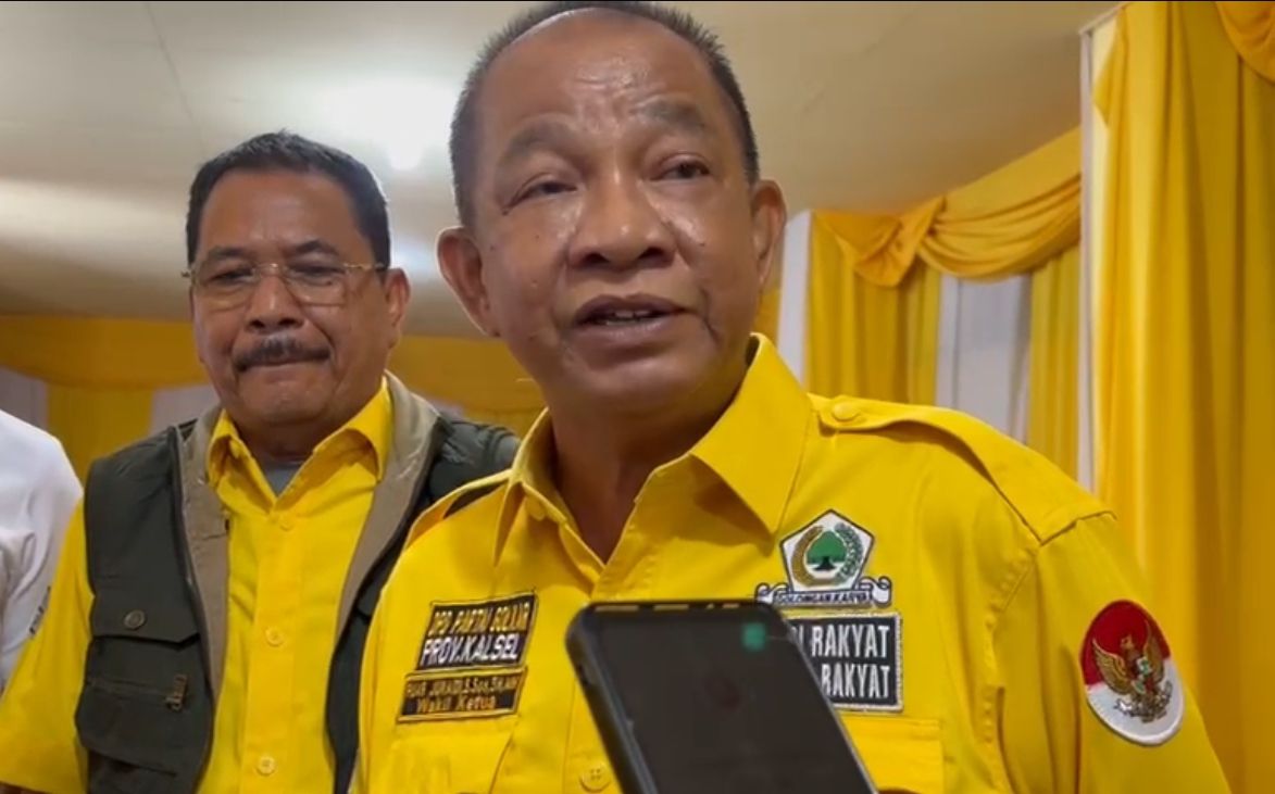 Ketua Tim Penjaringan Pilkada DPD Golkar Kalsel, Puar Junaidi.(foto:M Oscar Fraby/Radar Banjarmasin)