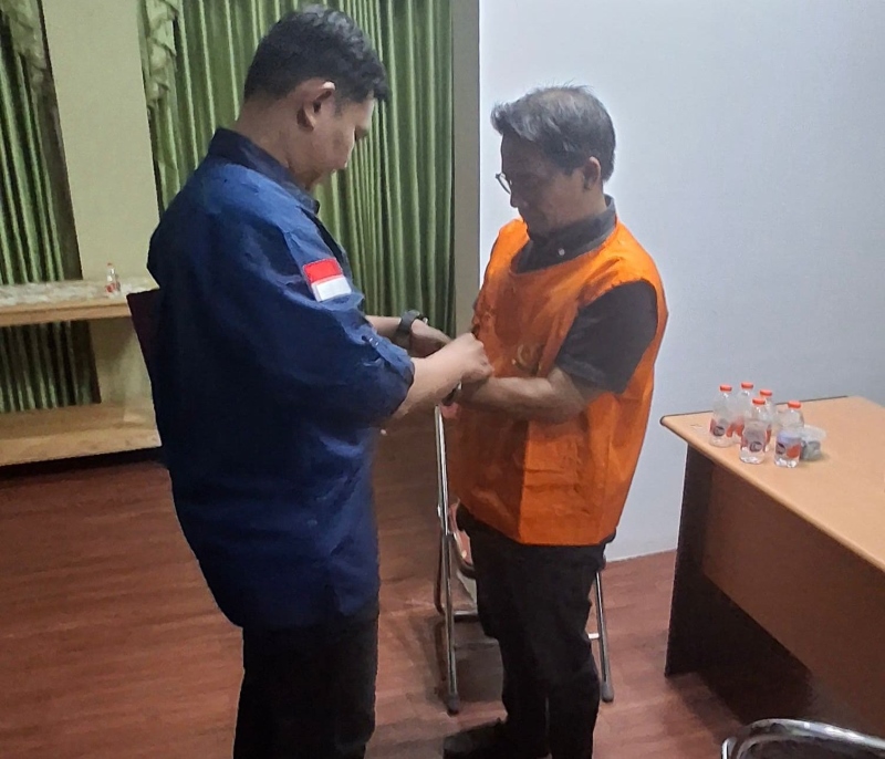 DITAHAN: Direktur Utama PT Alfath Salima Mulia berinisial AM ditahan Kejaksaan Tinggi Kalsel diduga terjerat kasus korupsi senilai Rp5,8 miliar.