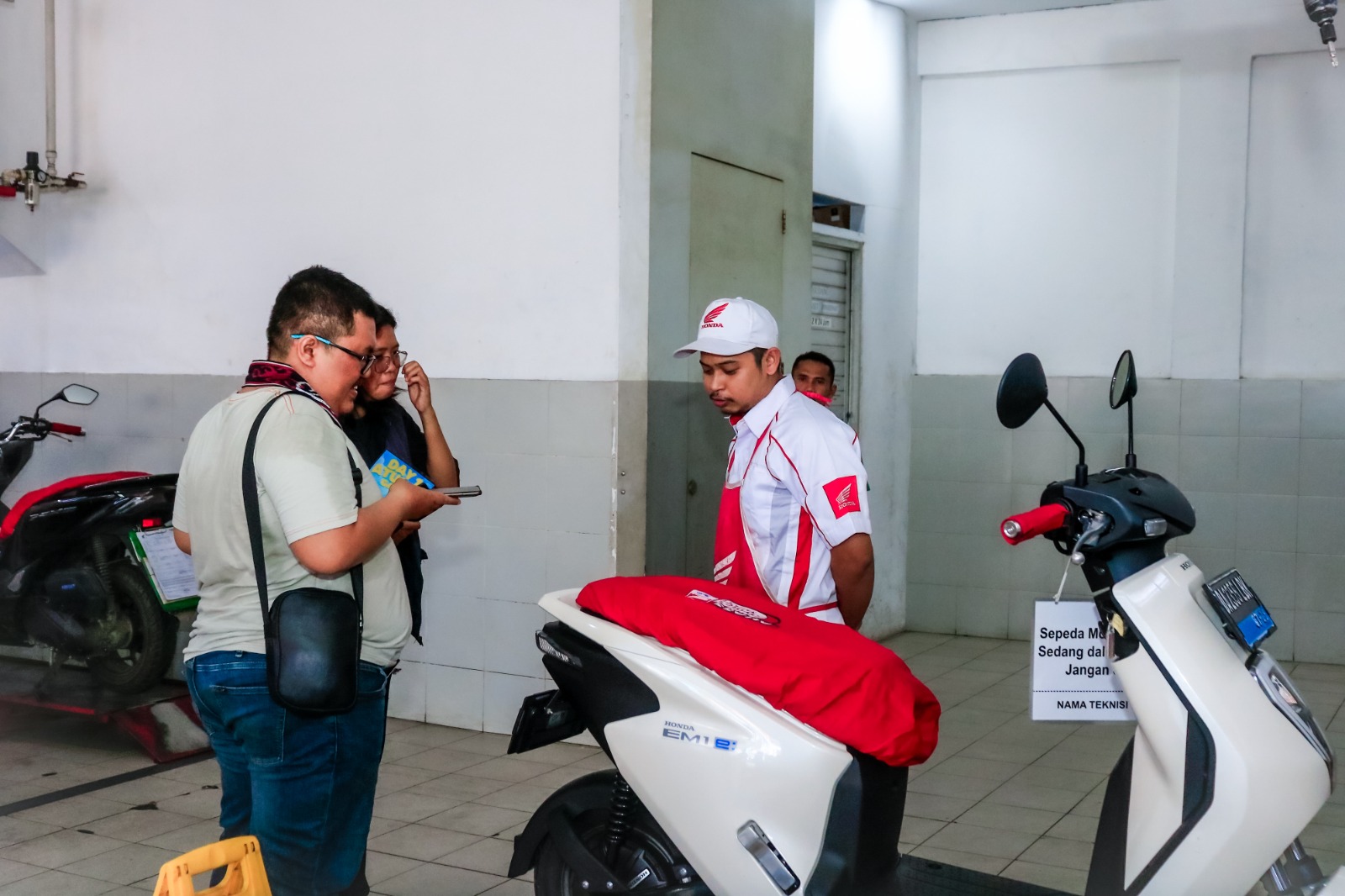 MOTOR: Motor listrik Honda, EM1 e sudah dilengkapi Honda Power Pack Charger