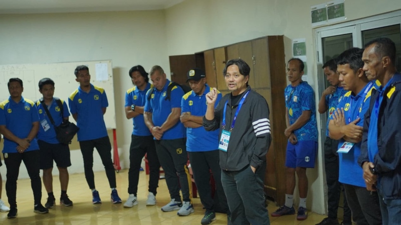 APRESIASI: CEO PS Barito Putera, Hasnuryadi Sulaiman mengapresiasi PS Barito Putera sukses meraih kemenangan perdana di Liga 1 2024/2025.