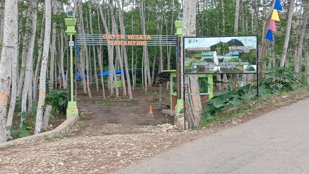 Objek Wisata Maranting.(foto:M Dirga/Radar Banjarmasin)