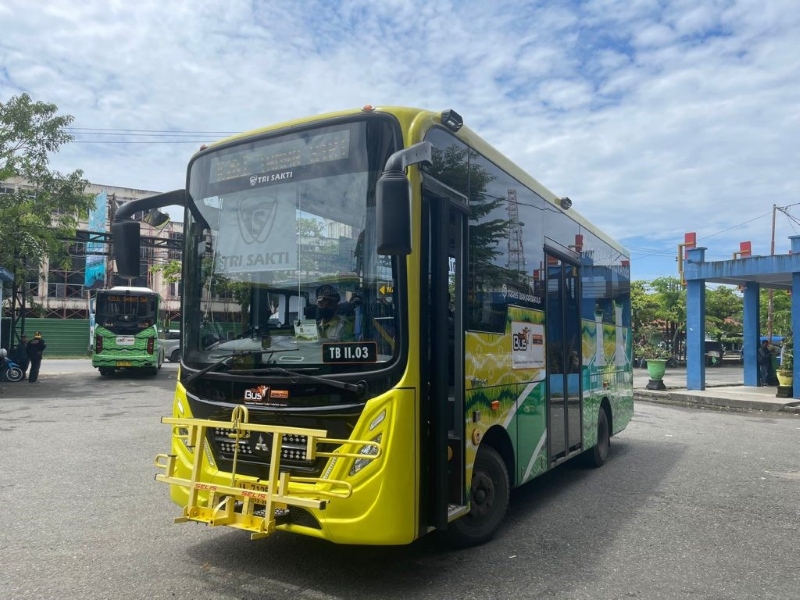 KABAR GEMBIRA: BTS Banjarbakula akan melayani rute perjalanan sampai ke Terminal H Soemarsono PA di Pelaihari.
