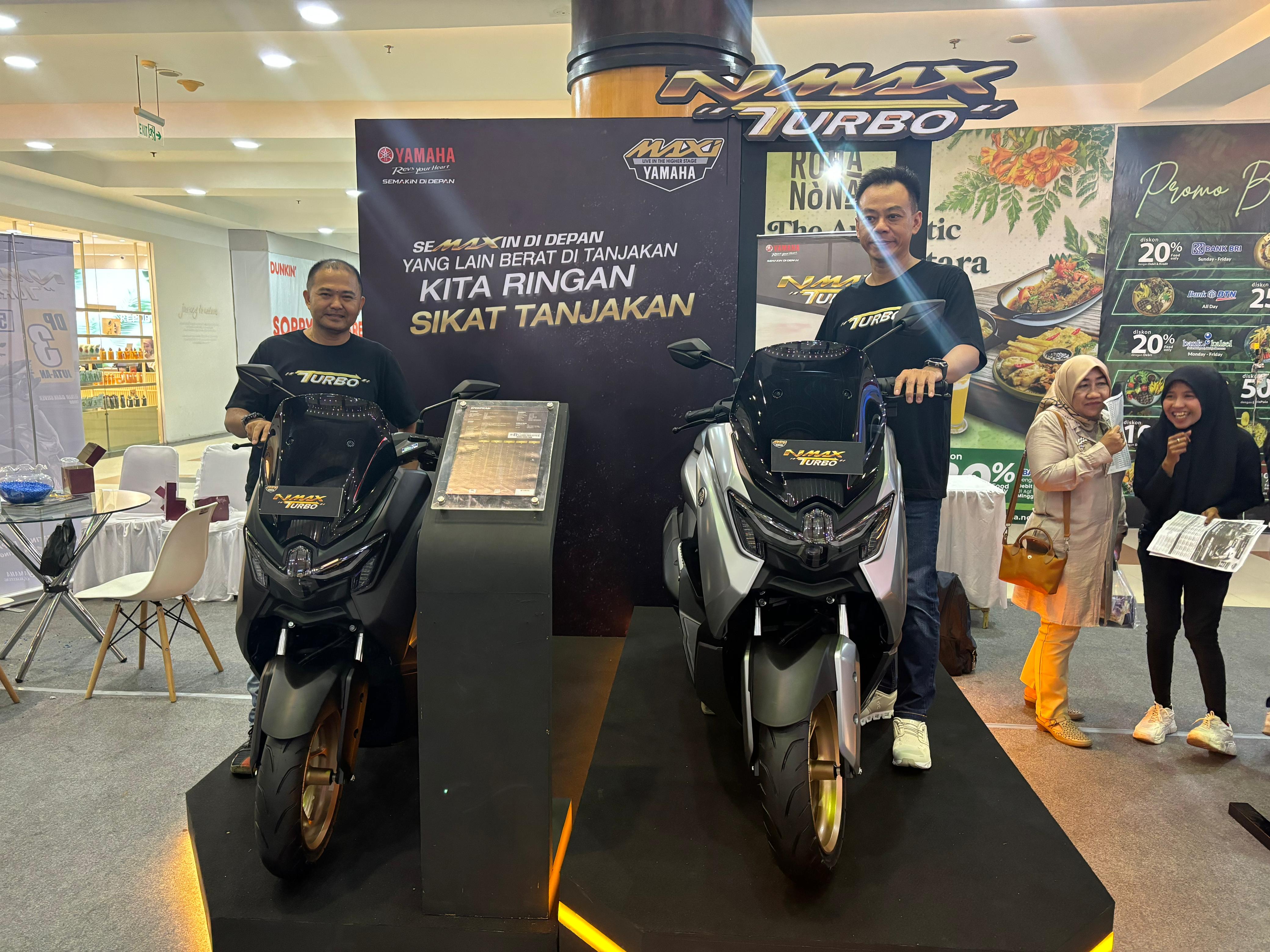 MERIAH: Suasana NMAXIBITION Turbo Attack Mini Launching Duta Mall
