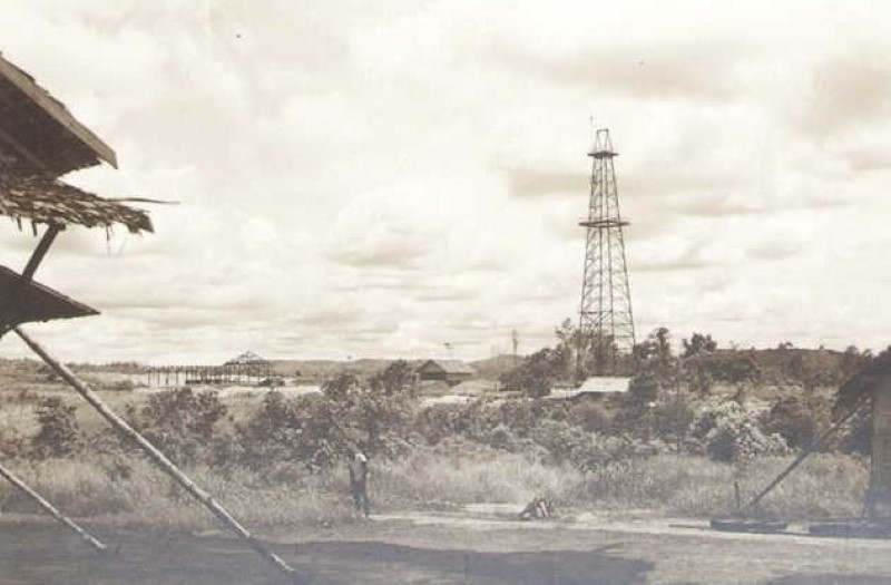 KOKOH: Menara pengeboran minyak di Desa Warukin, Kecamatan Tanta, Kabupaten Tabalong. (PERTAMINA)