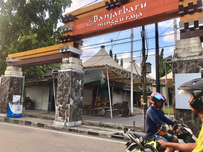 DIISUKAN: Kawasan Minggu Raya (MGR) yang diisukan akan beralih fungsi jadi lahan parkir.