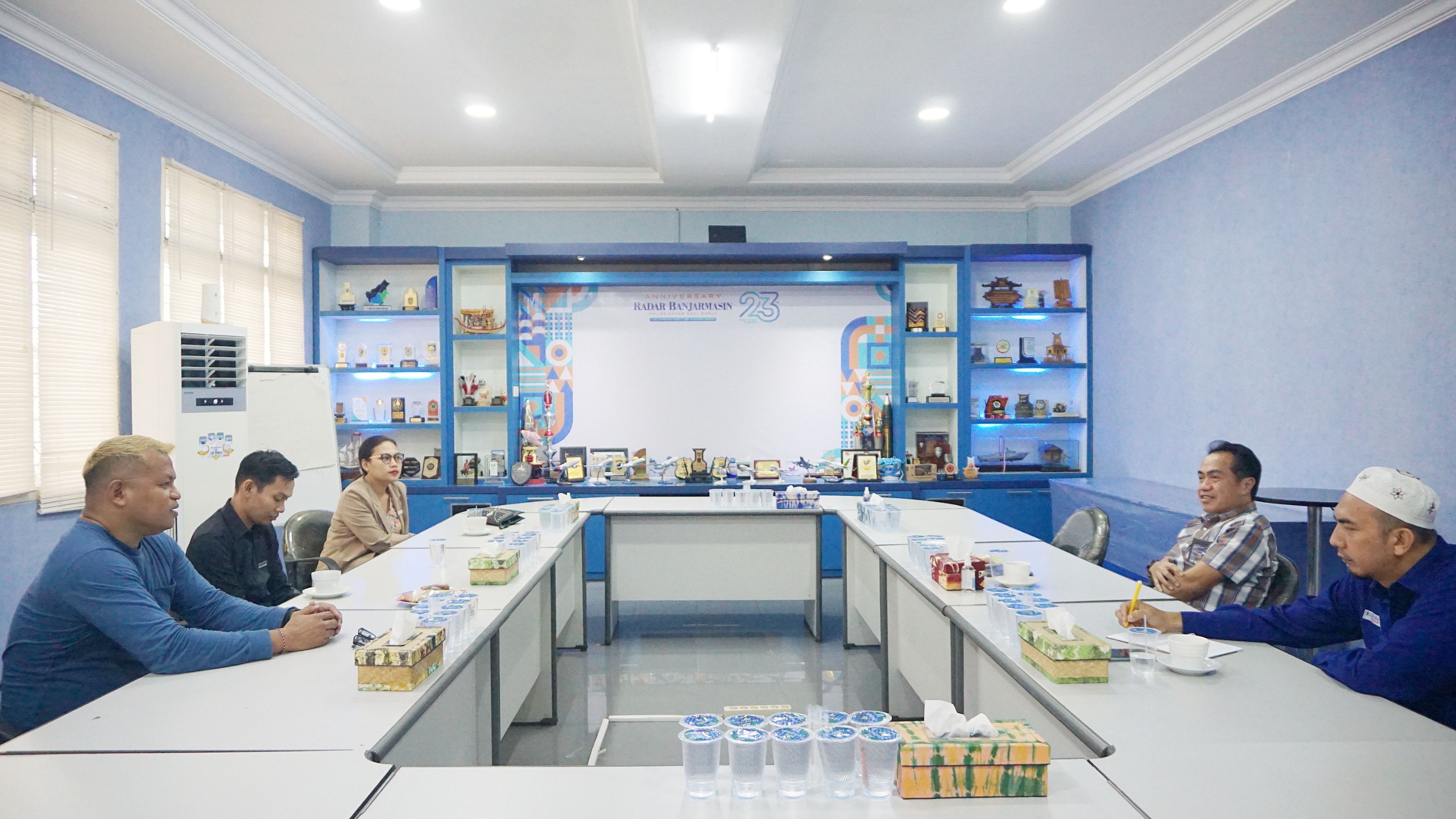 SILATURAHMI:Manajemen The Harvest berkunjung ke Gedung Biru Radar Banjarmasin di Banjarbaru, Selasa (17/9/2024) untuk memperkenalkan The Harvest Banjarbaru dengan konsep baru yang kekinian.