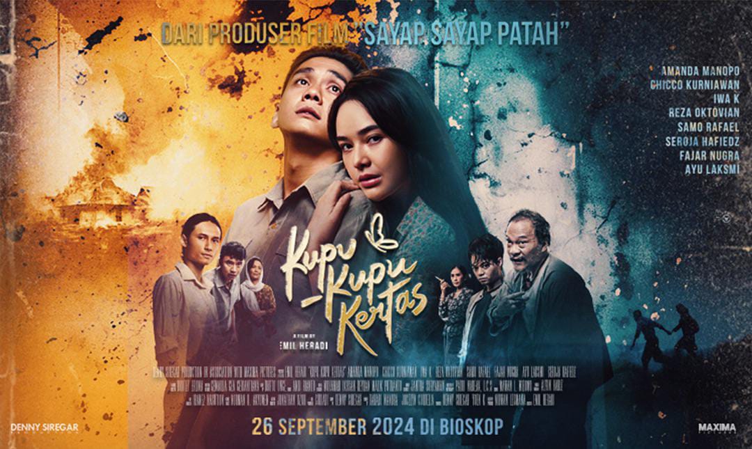 Poster terbaru penayangan kembali Film Kupu-Kupu Kertas