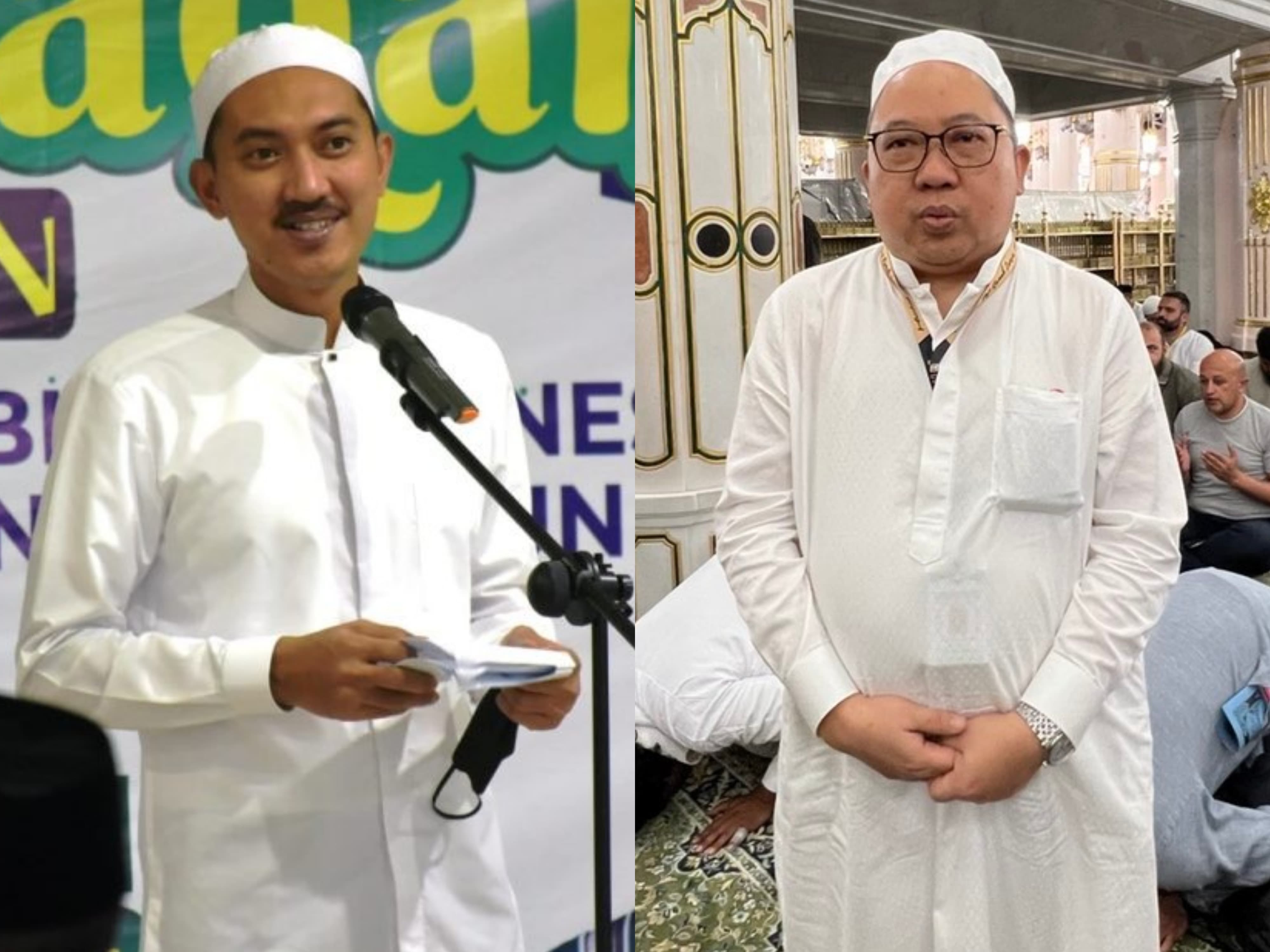 CALONKAN DIRI : Saidi Mansyur (kiri) dan Syaifullah Tamliha (kanan) yang maju sebagai calon Bupati Banjar di Pilkada 2024 (MC BANJAR dan IG SYAIFULLAH TAMLIHA)