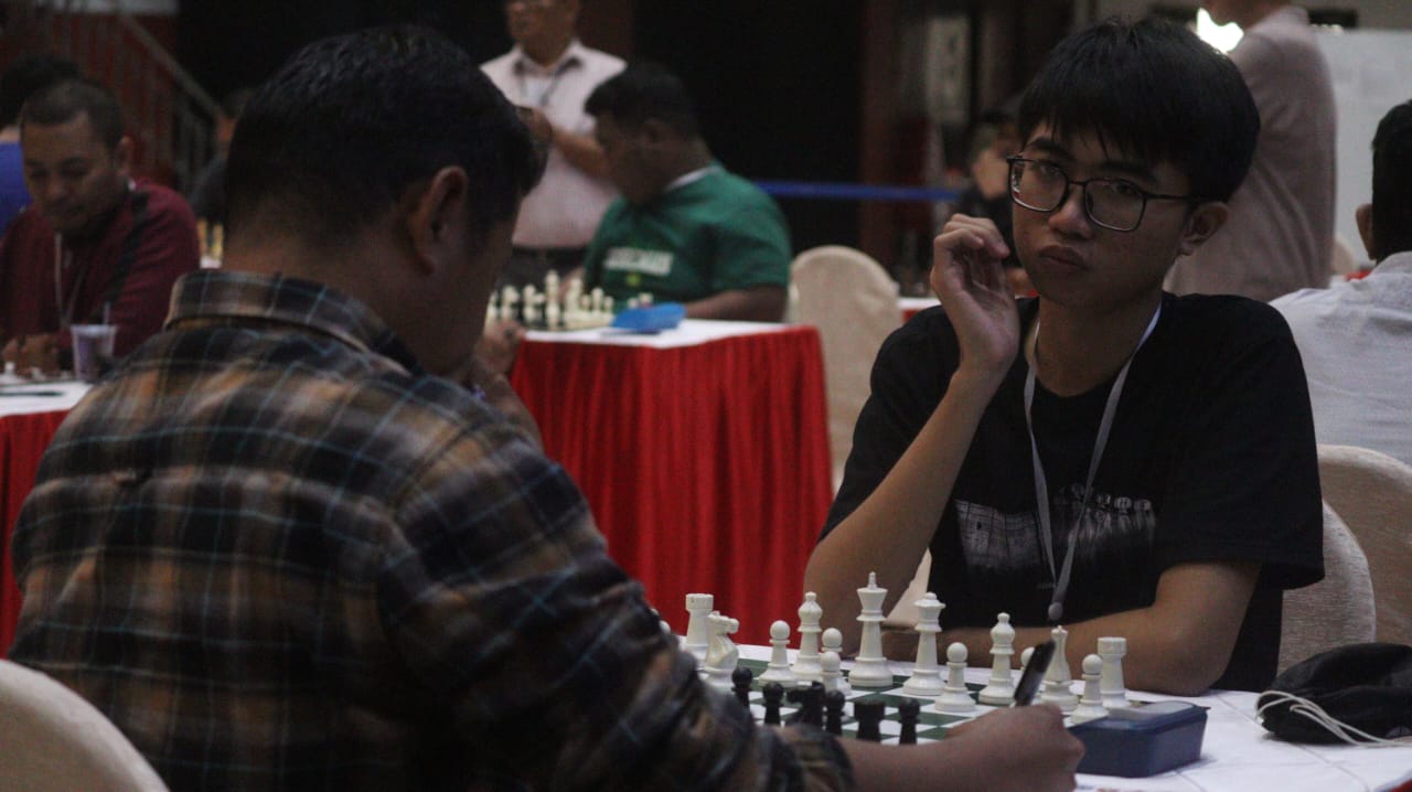 TAMPIL: Pecatur asal HST Galang Aditya Wardhana tampil di ajang Panglima TNI Grandmaster and Fide Rated International Chess Tournament 2024.