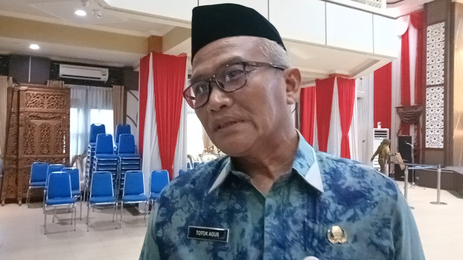 Kepala BKD dan Diklat Kota Banjarmasin, Totok Agus Daryanto.(Foto:Riyad Dafhi Rizki/Radar Banjarmasin)