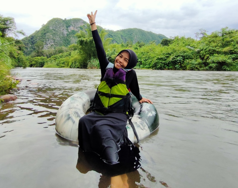 Wisata Riam Alai Rafting di Desa Nateh