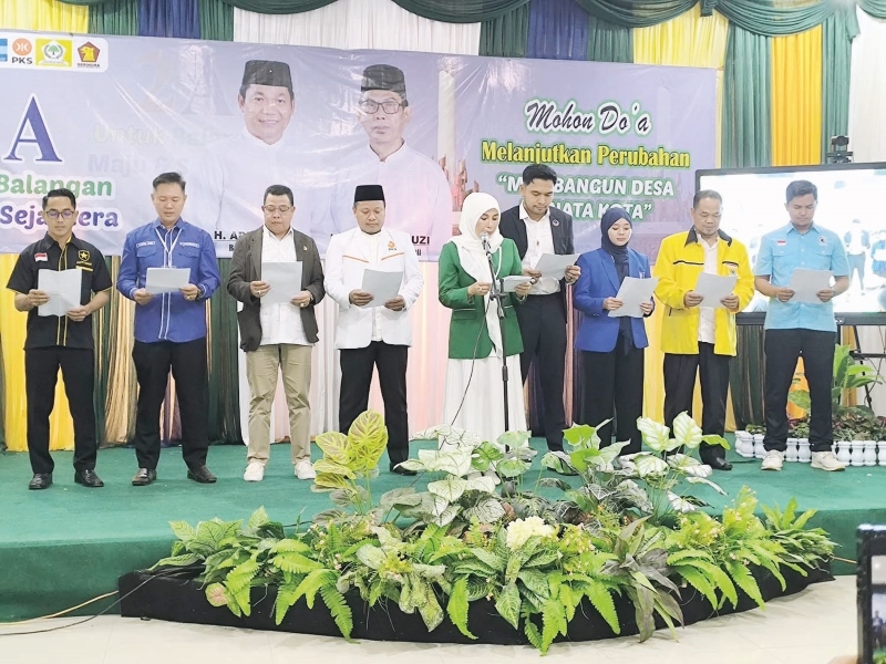DEKLARASI: Tim Pemenangan Abdul Hadi - Akhmad Fauzi.