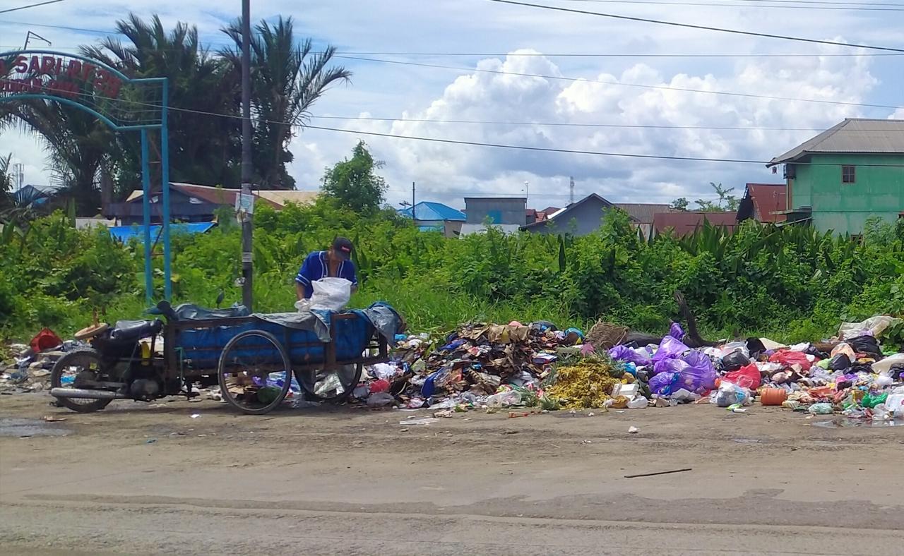 MOMOK: Sampah masih menjadi momok yang tak terselesaikan di Kota Banjarmasin.
