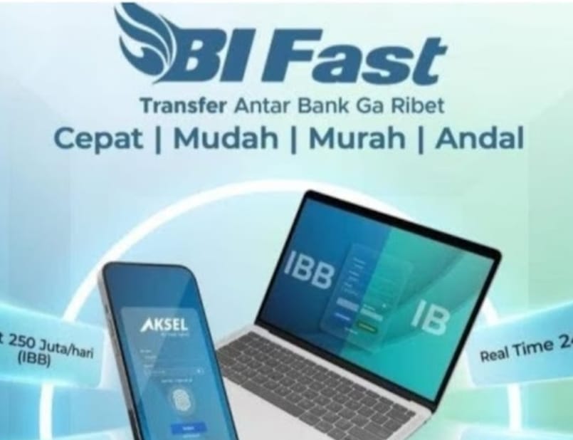 MURAH:Transfer antar Bank dengan BI Fast di AKSEL Bank Kalsel lebih murah.