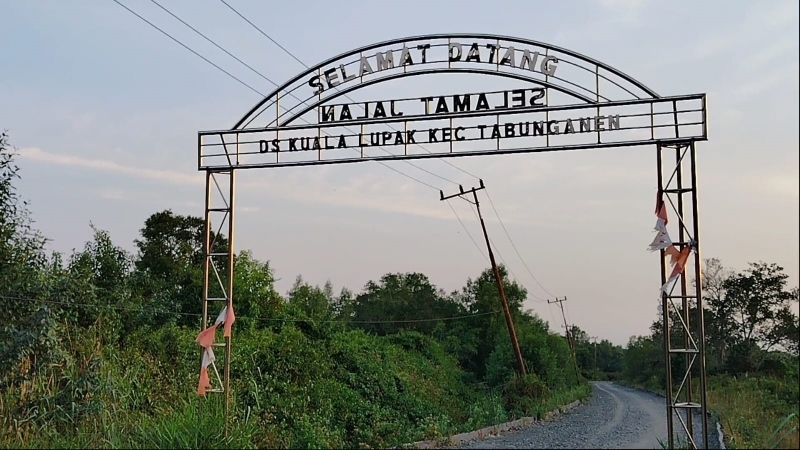 WILAYAH PESISIR: Kuala Lupak berada di wilayah Kecamatan Tabunganen, Batola.