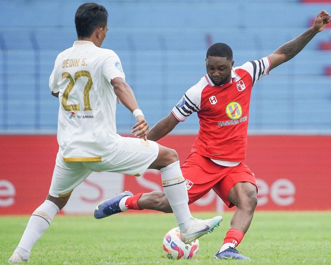 KALAH: Barito Putera saat dikalahkan Arema FC dalam lanjutan Liga 1 2024/2025 di Stadion Sultan Agung, Bantul, Jumat (1/11) sore.(Foto: Barito Putera)
