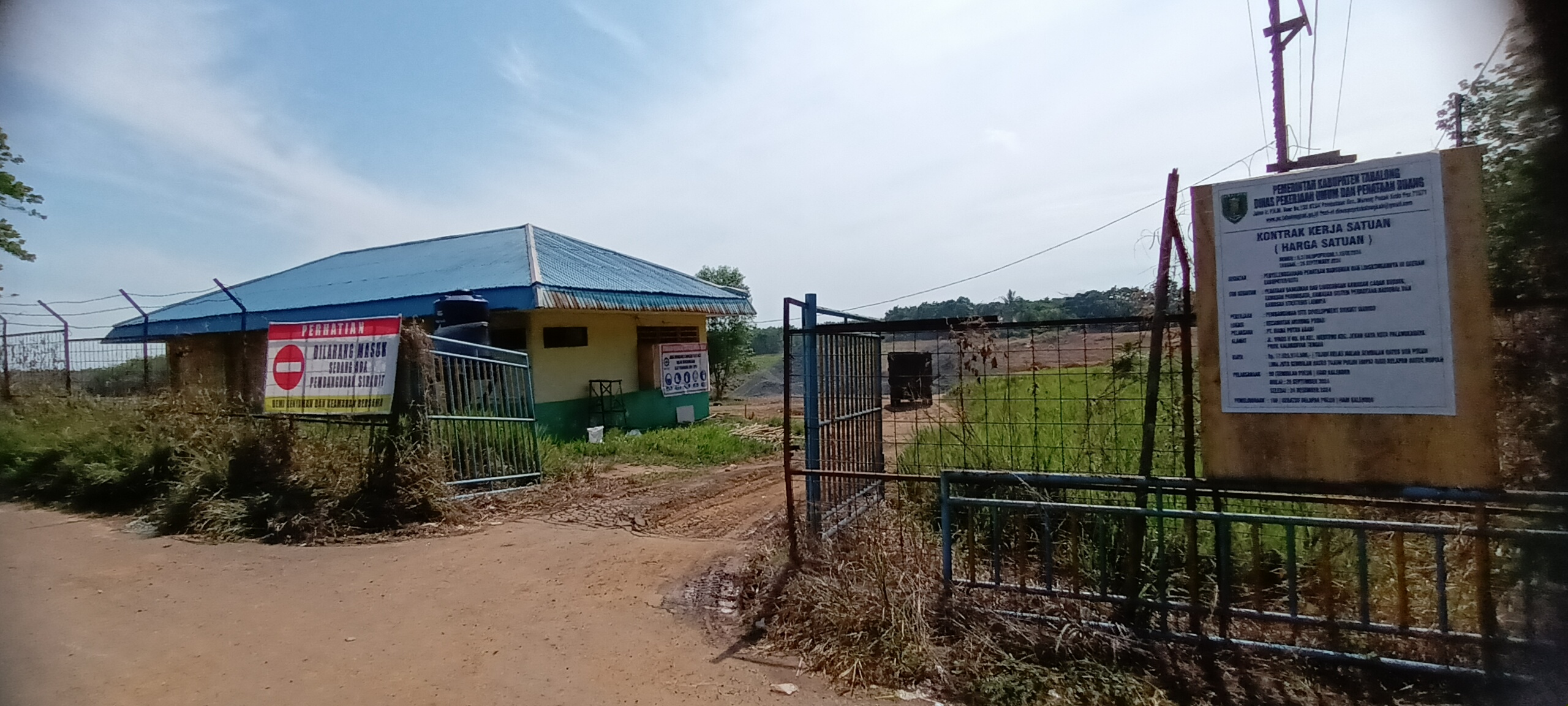 DIREHAB : Sirkuit Marido saat dilakukan pengerjaan perbaikan. Lintasan balap diperpanjang dan dilebarkan. (Foto: Ibnu Dwi Wahyudi/ Radar Banjarmasin)