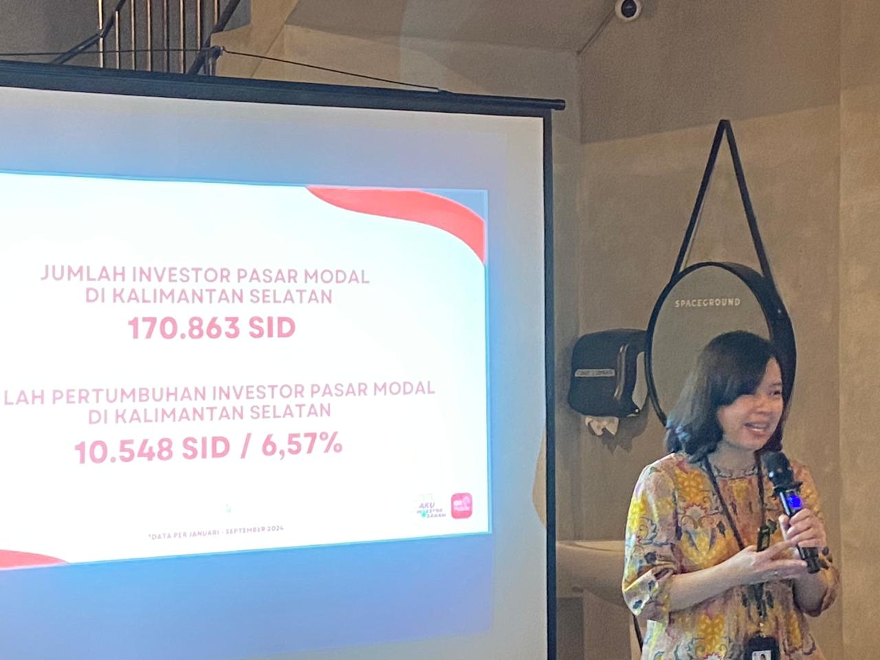 MAKIN MENINGKAT:Kegiatan workshop pasar modal syariah yang digelar oleh Bursa Efek Indonesia (BEI) Kalsel, belum lama tadi.(foto:Raudah Anisya/Radar Banjarmasin)