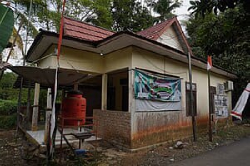KANTOR KADES: Desa Tanah Habang, Kecamatan Lampihong, Balangan punya sejarah perjuangan.
