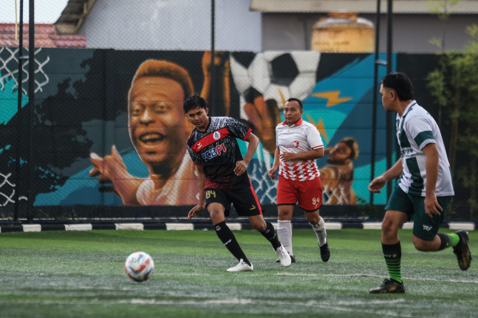 Lapangan Mini soccer baru akan dibangun Dispora Kalsel dikawasan SKB Mulawarman.(M Idris Jian Sidik)