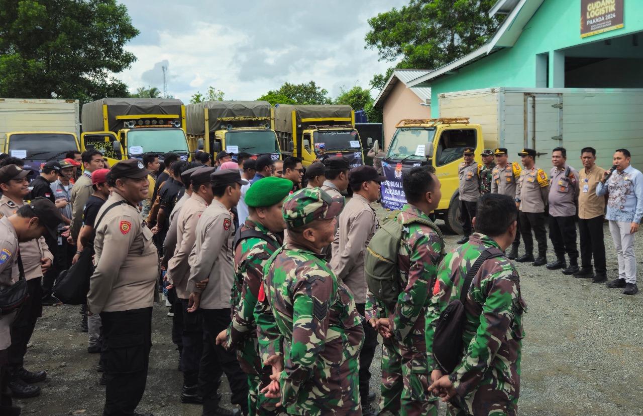DISTRIBUSI: KPU Banjar sudah mulai mendisribusikan logistik Pilkada untuk empat kecamatan mulai Rabu (20/11/2024).