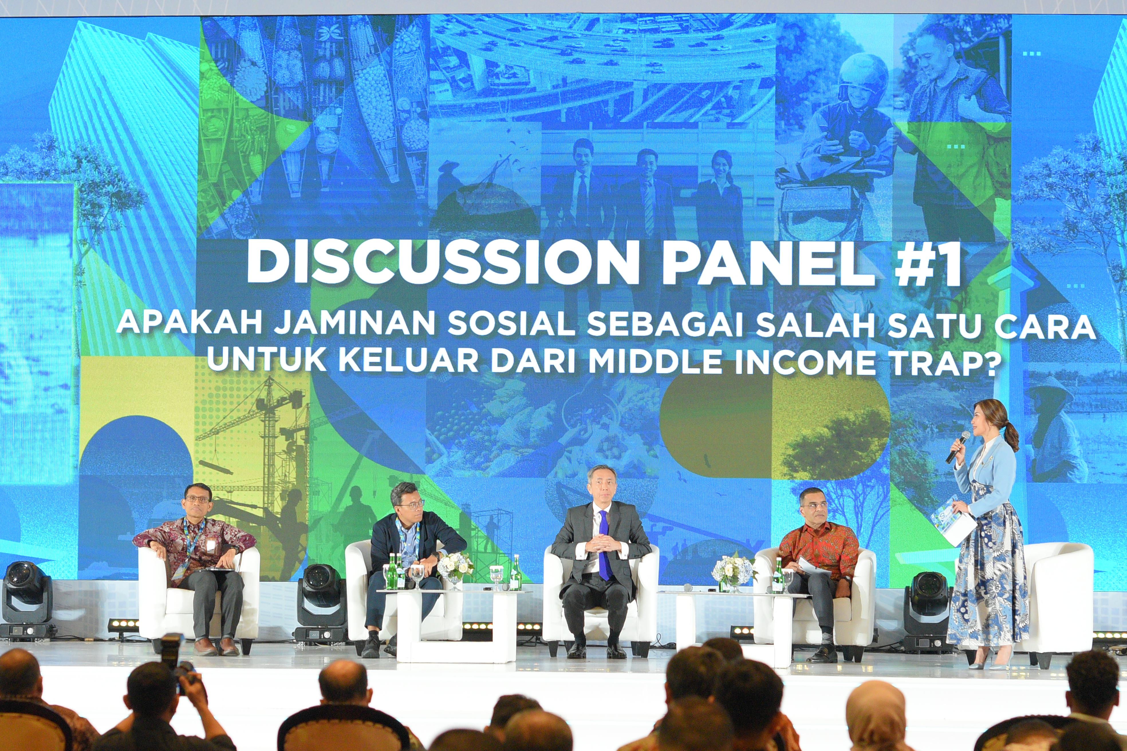 PERTAMA:BPJAMSOSTEK gelar Social Security Summit 2024 di Hotel Bidakara Jakarta, Selasa (26/11/2024).