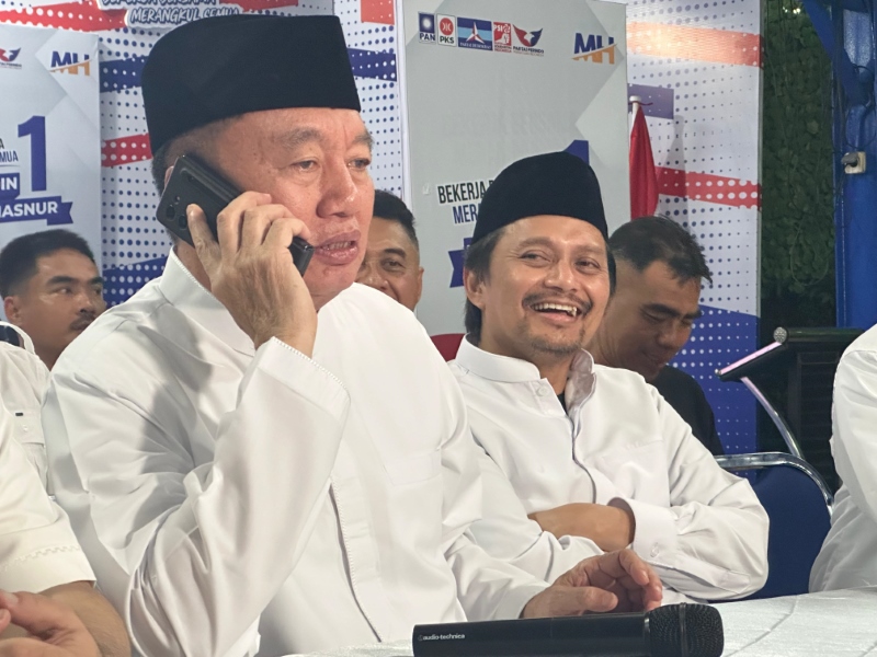 BLAK-BLAKAN: Muhidin punya kriteria pejabat yang masuk kabinetnya setelah unggul dalam hitung cepat Pilgub Kalsel. (Foto: Muhammad Oscar Fraby/Radar Banjarmasin)