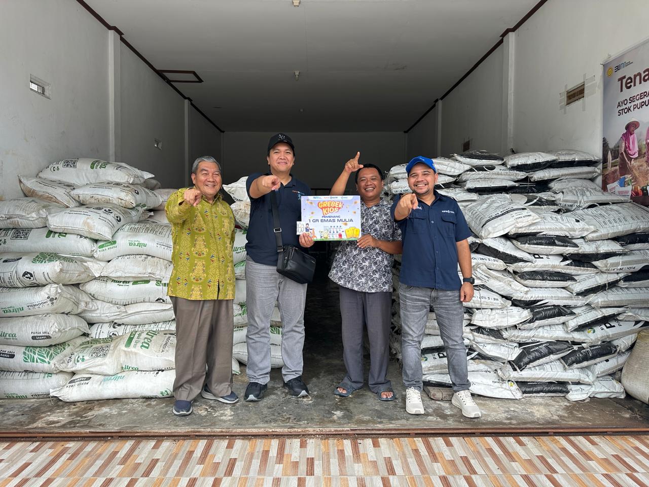 PELANGGAN:Pupuk Kaltim berikan apresiasi kepada pelanggan loyal di daerah.