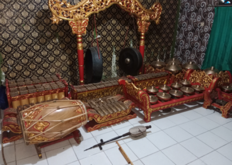 BUDAYA: Gamalan klasik (keraton) Banjar.