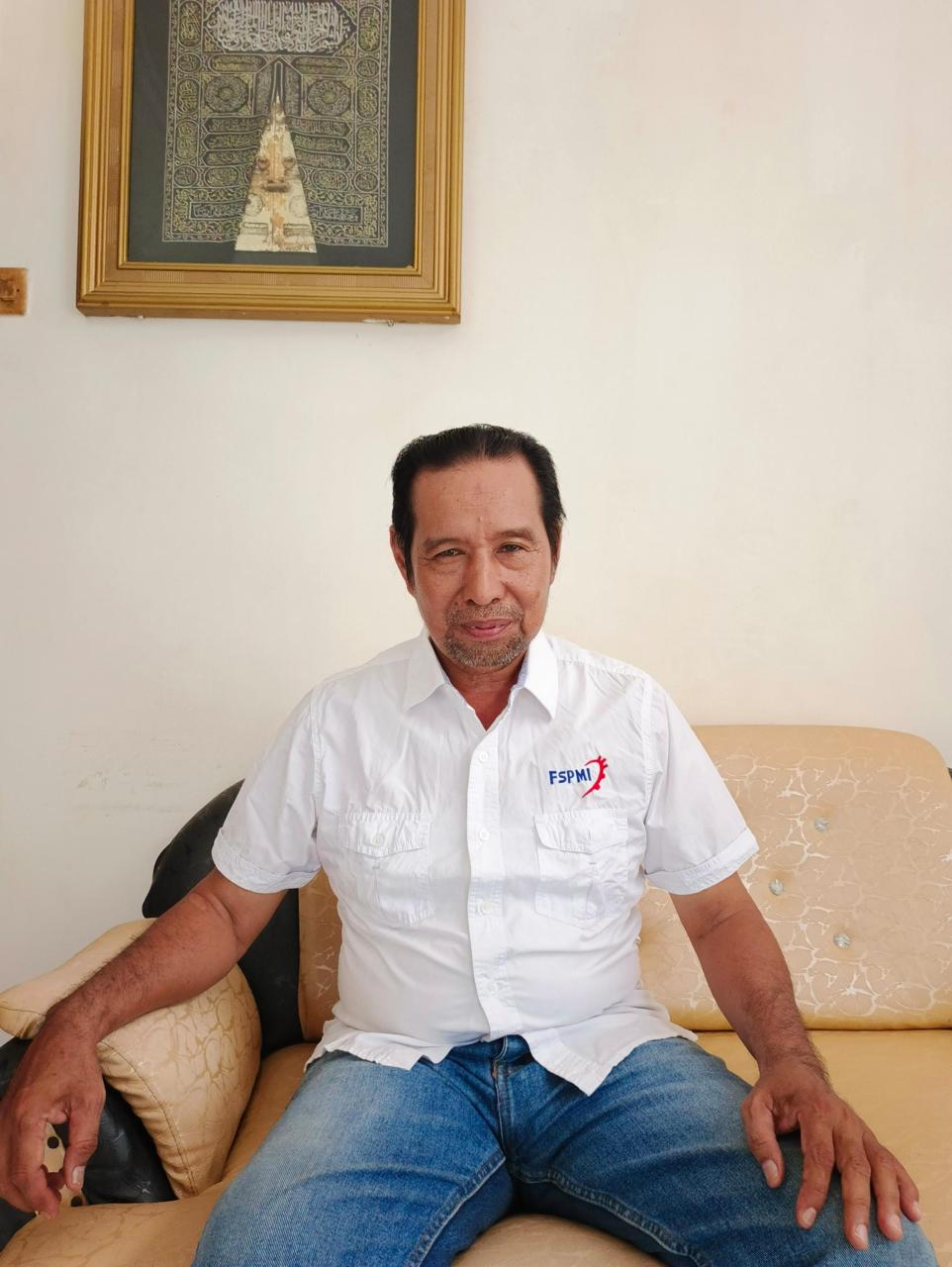 Ketua FSPMI Kota Banjarmasin, Hamdani.