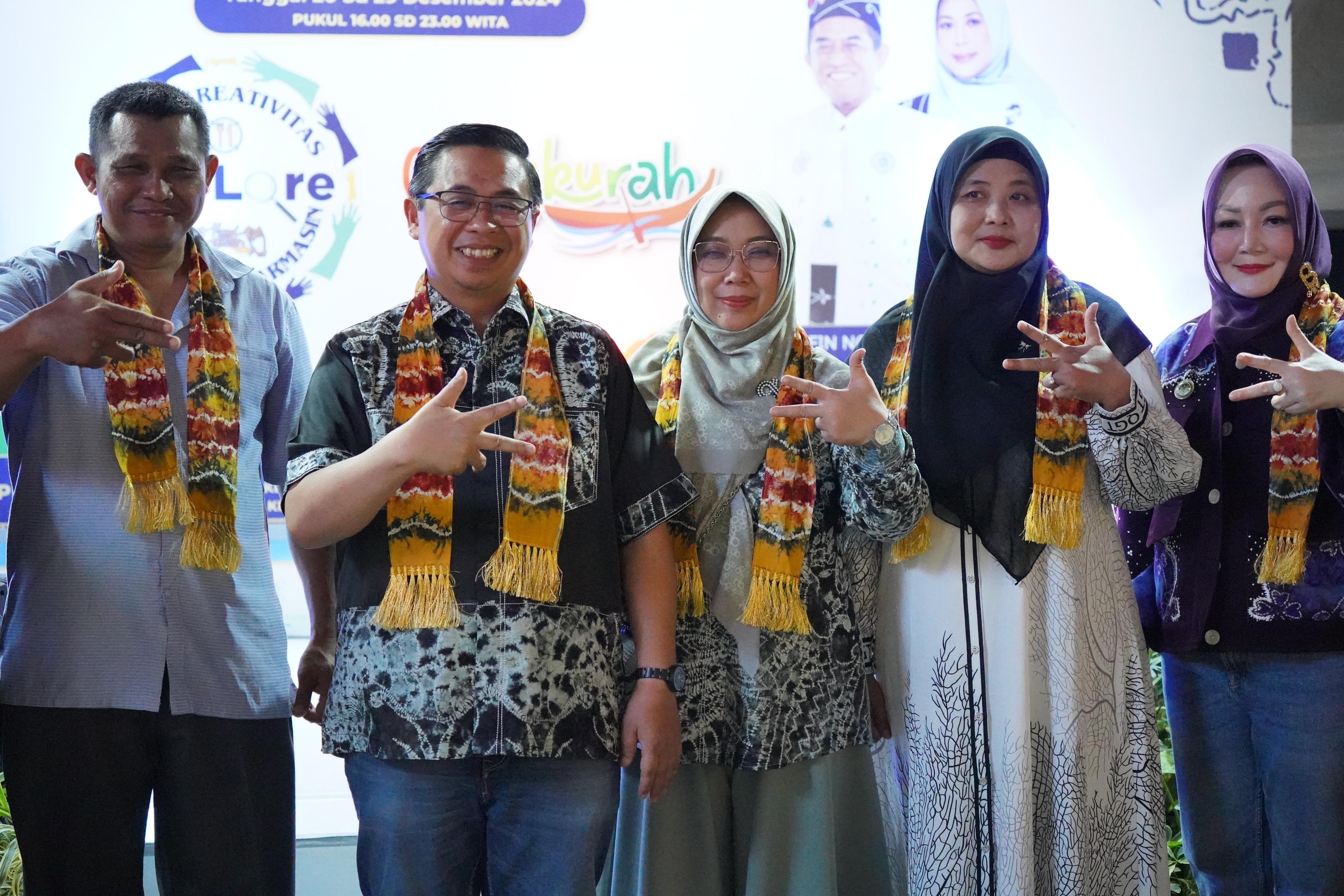 SERU: Wali Kota Banjarmasin, Ibnu Sina membuka Semarak Akhir Tahun Expo Kreativitas Pemuda (Explore) dan Cangkurah Kota Banjarmasin ke-3, Jumat (20/12/2024) malam.(Foto:Pemko Banjarmasin)