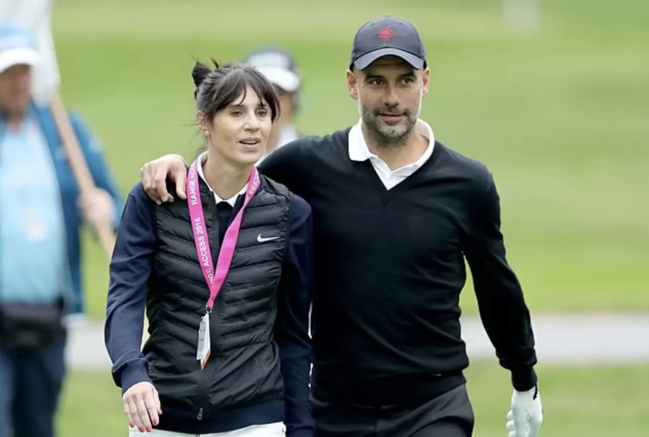 BERCERAI: Pep Guardiola (kanan) dan Cristina Serra dikabarkan bercerai oleh media-media Spanyol. (Daily Mail)