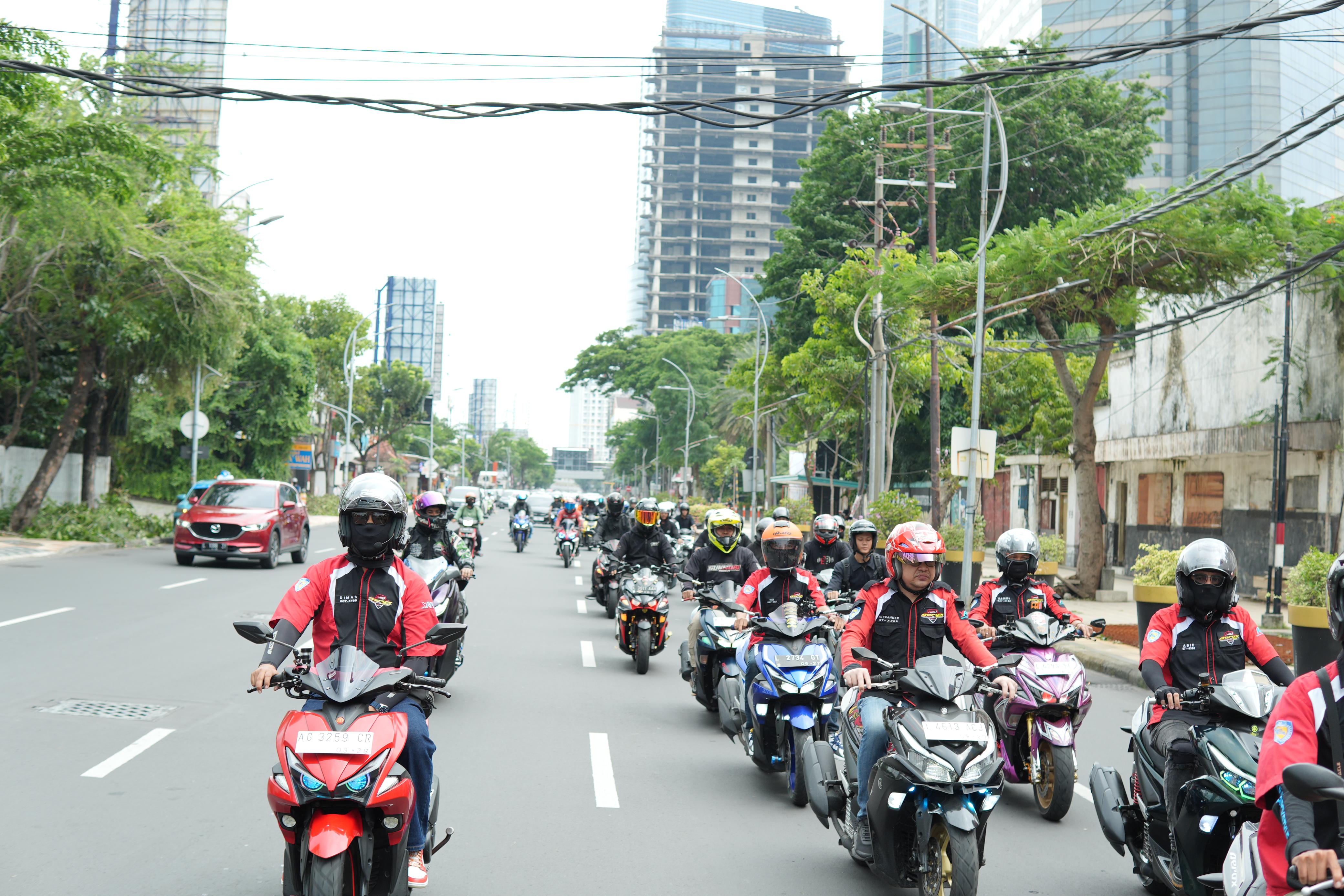 ROLLING CITY:PT STSJ menggelar event We Are Aerox Society di Roots Social House, Surabaya, Sabtu (18/1/2025).(foto-foto:PT STSJ untuk Radar Banjarmasin)