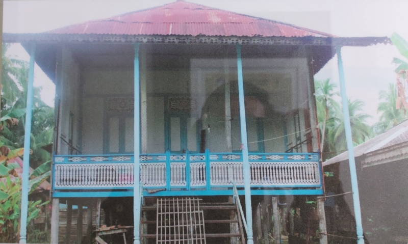 WARISAN BUDAYA: Rumah Banjar Bumbungan Tinggi di Desa Pamangkih, Kecamatan Labuan Amas Utara. (Foto: Disdik HST)