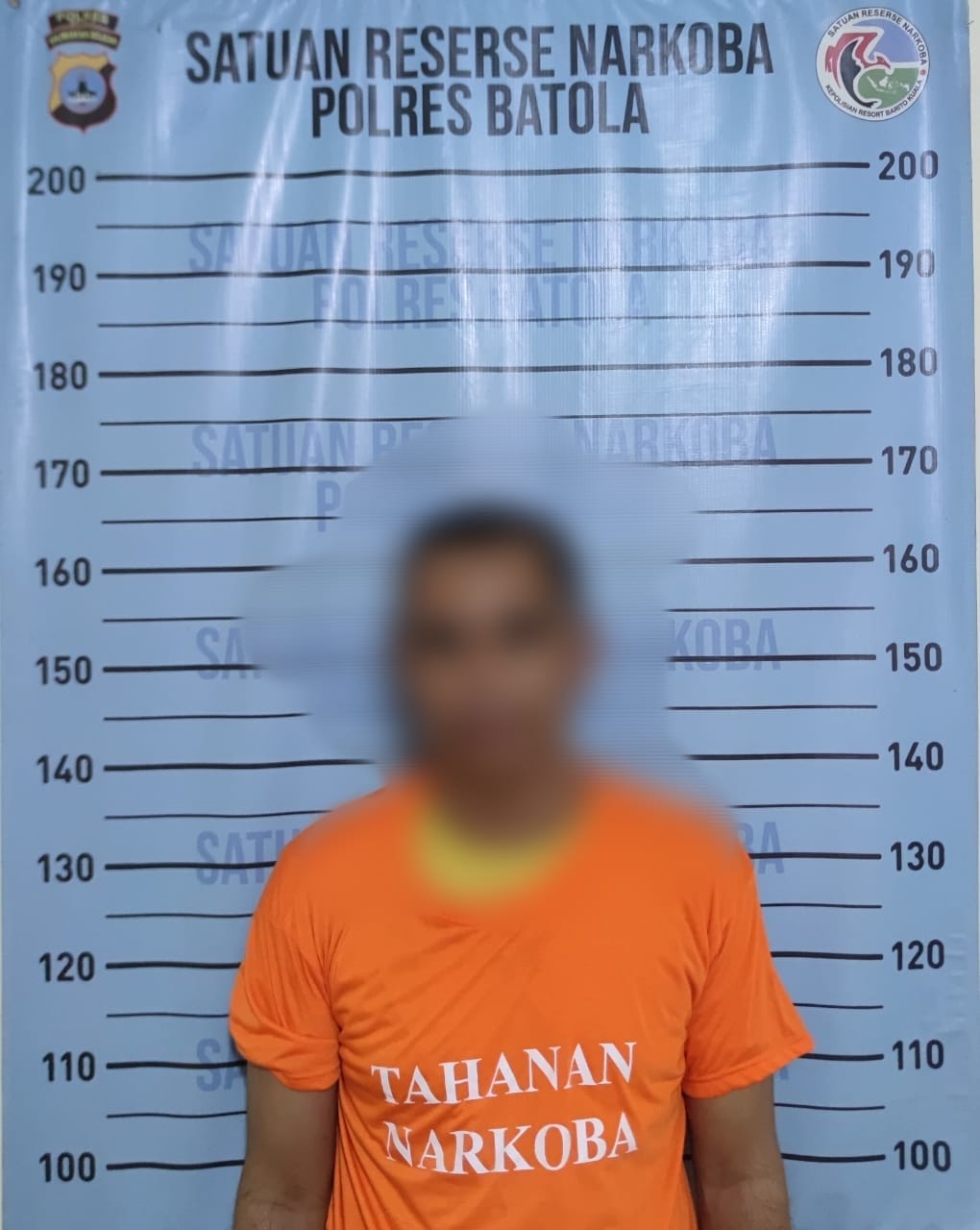 DITANGKAP: Berkat informasi masyarakat pengedar sabu di Anjir Muara berhasil dicokok.