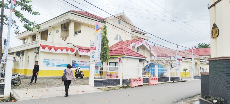 MASIH LAYAK: Eks gedung IGD RSUD Pambalah Batung Amuntai di Jalan Muhajirin, Kelurahan Murung Sari, Kabupaten HSU. (Foto: M.Akbar/Radar Banjarmasin)