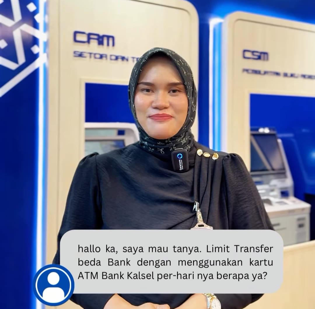 LAYANAN: Bank Kalsel siapkan layanan tanya jawab untuk nasabah.(Foto:Bank Kalsel untuk Radar Banjarmasin)