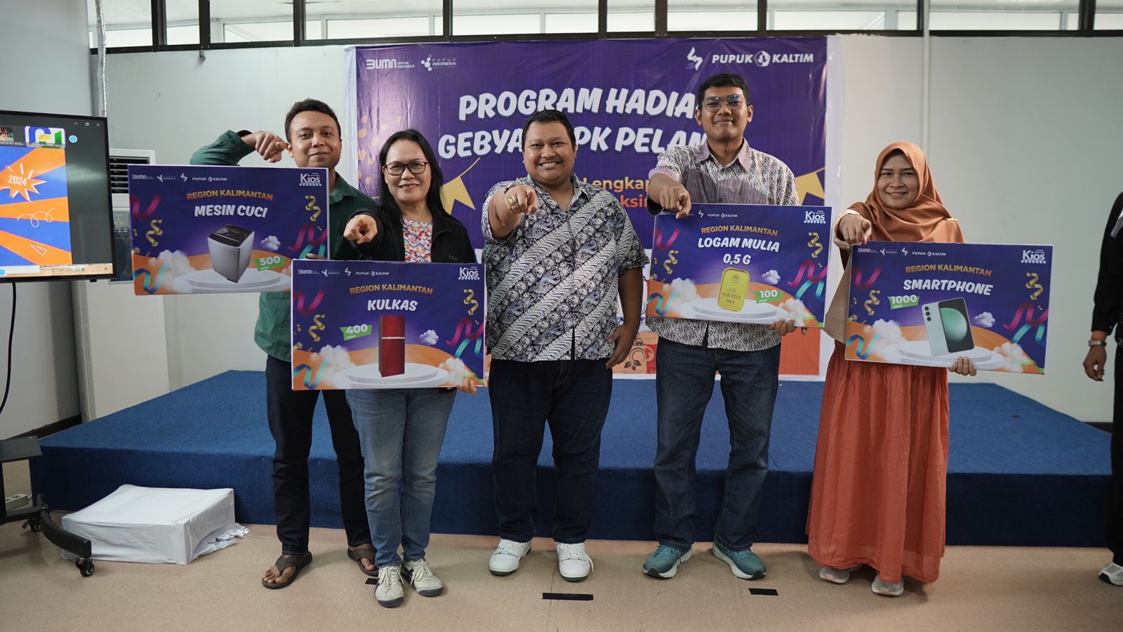 APRESIASI:Pupuk Kaltim Apresiasi Kios hingga petani di daerah.