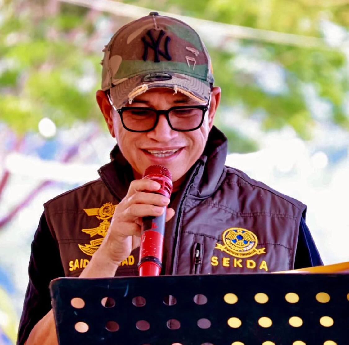 Foto: TERSENYUM: Foto Eks Sekda Kotabaru Alm H Said Akhmad dalam salah satu momen yang ada di Instagramnya. (Foto: IG @said.akhmad.2015)