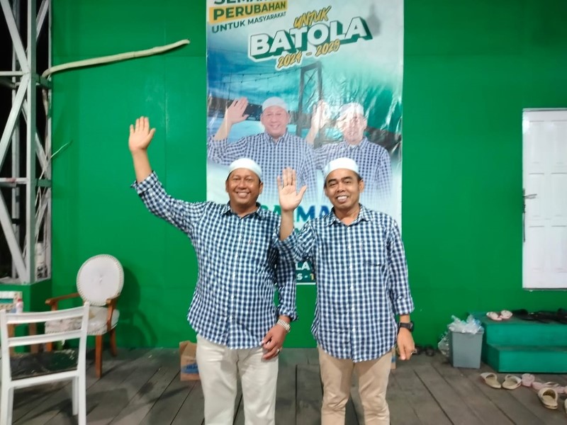 TERPILIH: Pasangan H Bahrul Ilmi-Herman Susilo resmi diumumkan sebagai Bupati dan Wakil Bupati Batola terpilih.
