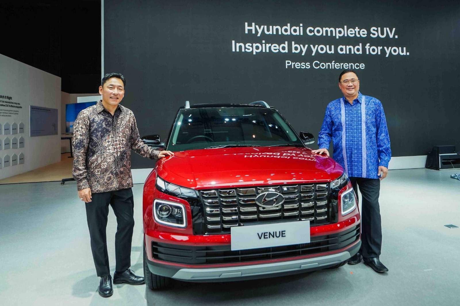 SUV TERBARU:PT Hyundai Motor Indonesia (HMID) meluncurkan Hyundai Venue di IIMS 2025, Kamis (13/2/2025).(foto:PT HMID untuk Radar Banjarmasin)