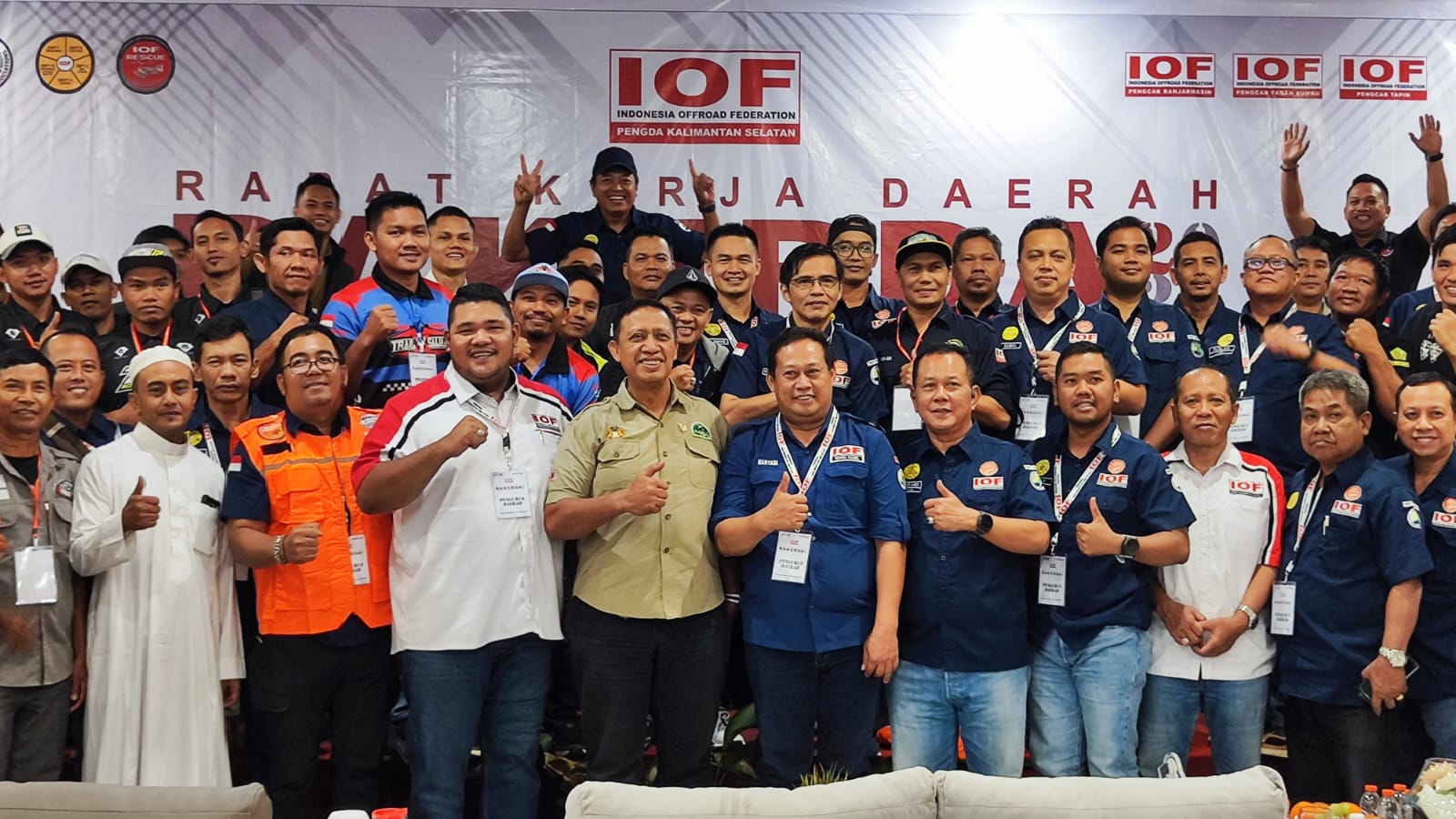 RAKERDA: Rapat Kerja Daerah (Rakerda) IOF Kalsel 2025 di Fave Hotel Banjarbaru, Sabtu (15/2). (Foto: M Idris Jian Sidik)