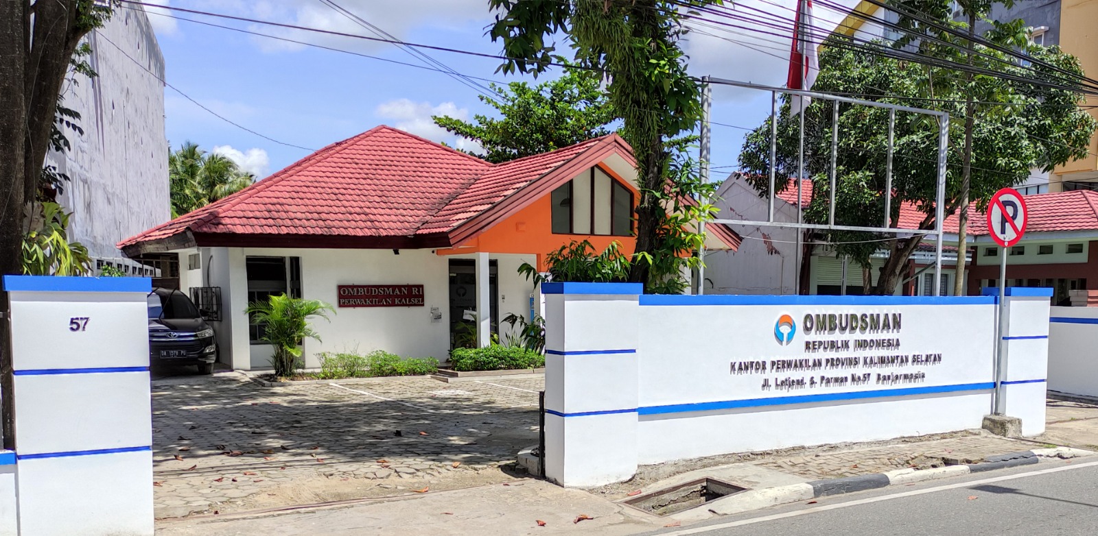 Kantor Ombudsman Kalimantan Selatan.(foto:Raudah Anisya/Radar Banjarmasin)