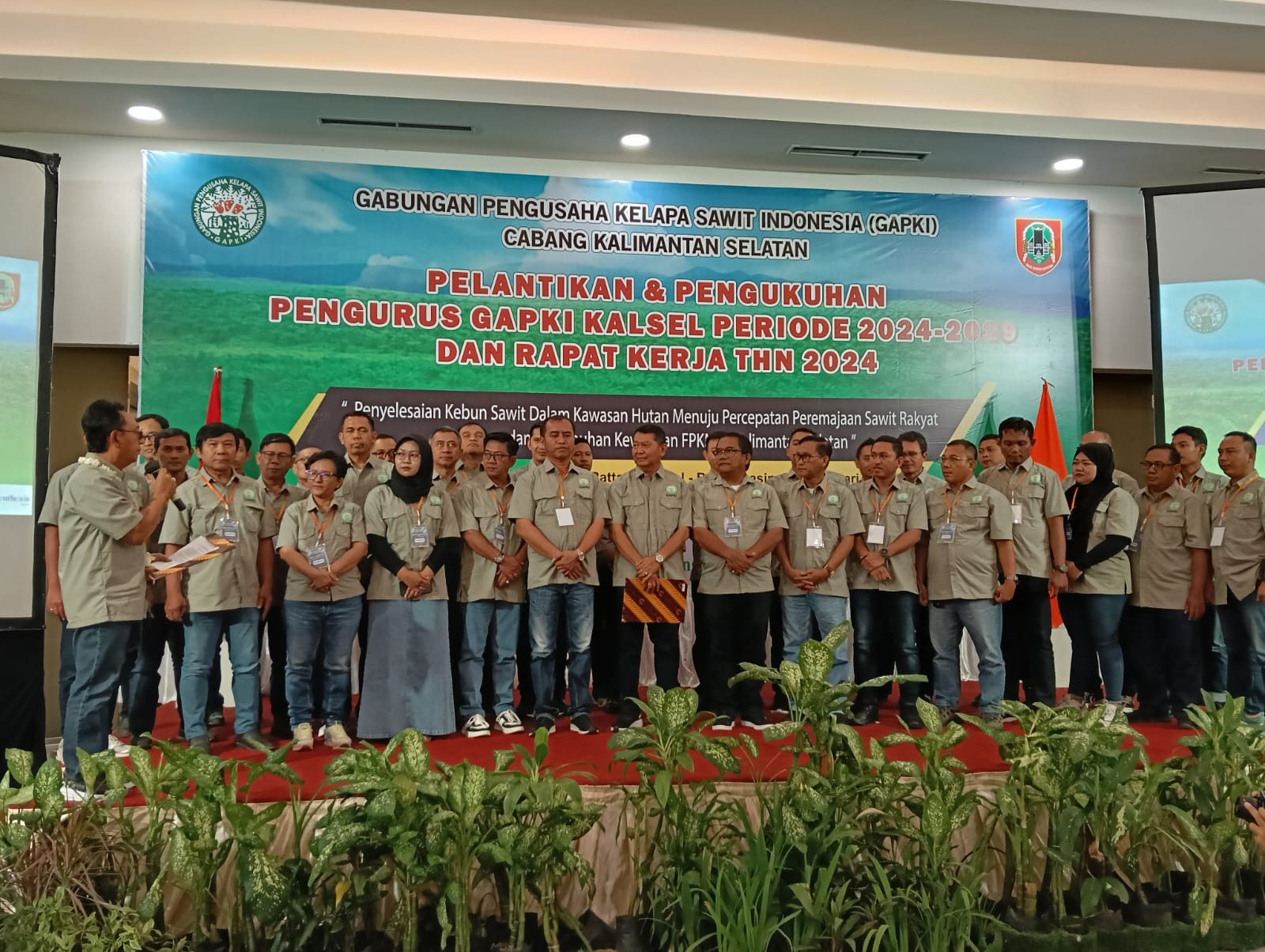 RESMI:Pengurus GAPKI Kalsel periode 2024-2029 yang baru saja dilantik dan dikukuhkan