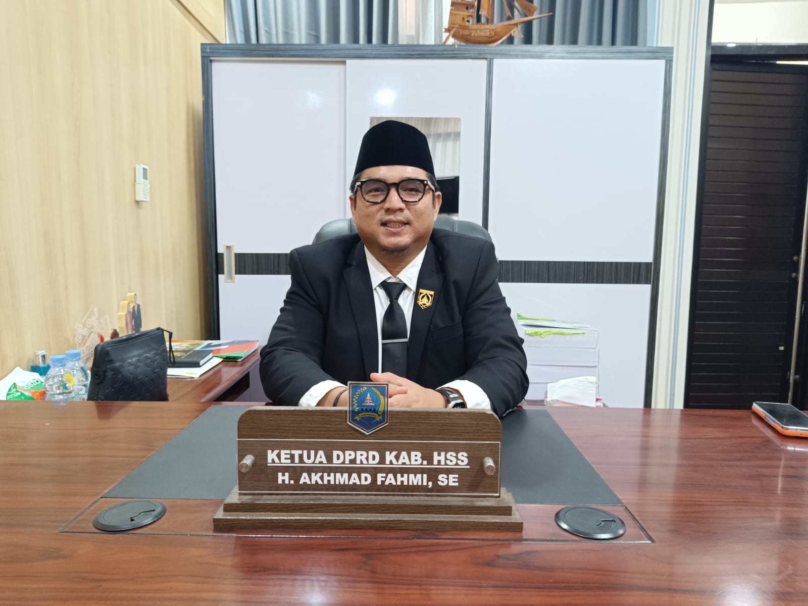 Ketua DPRD HSS, Akhmad Fahmi.(Foto:Salahudin/Radar Banjarmasin)