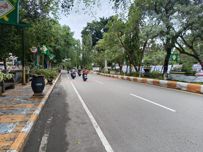 LOKASI: Di depan Pendopo Bupati HSS Jalan A Yani Kandangan akan didirikan Pasar Kuliner Ramadan 1446 Hijriah.