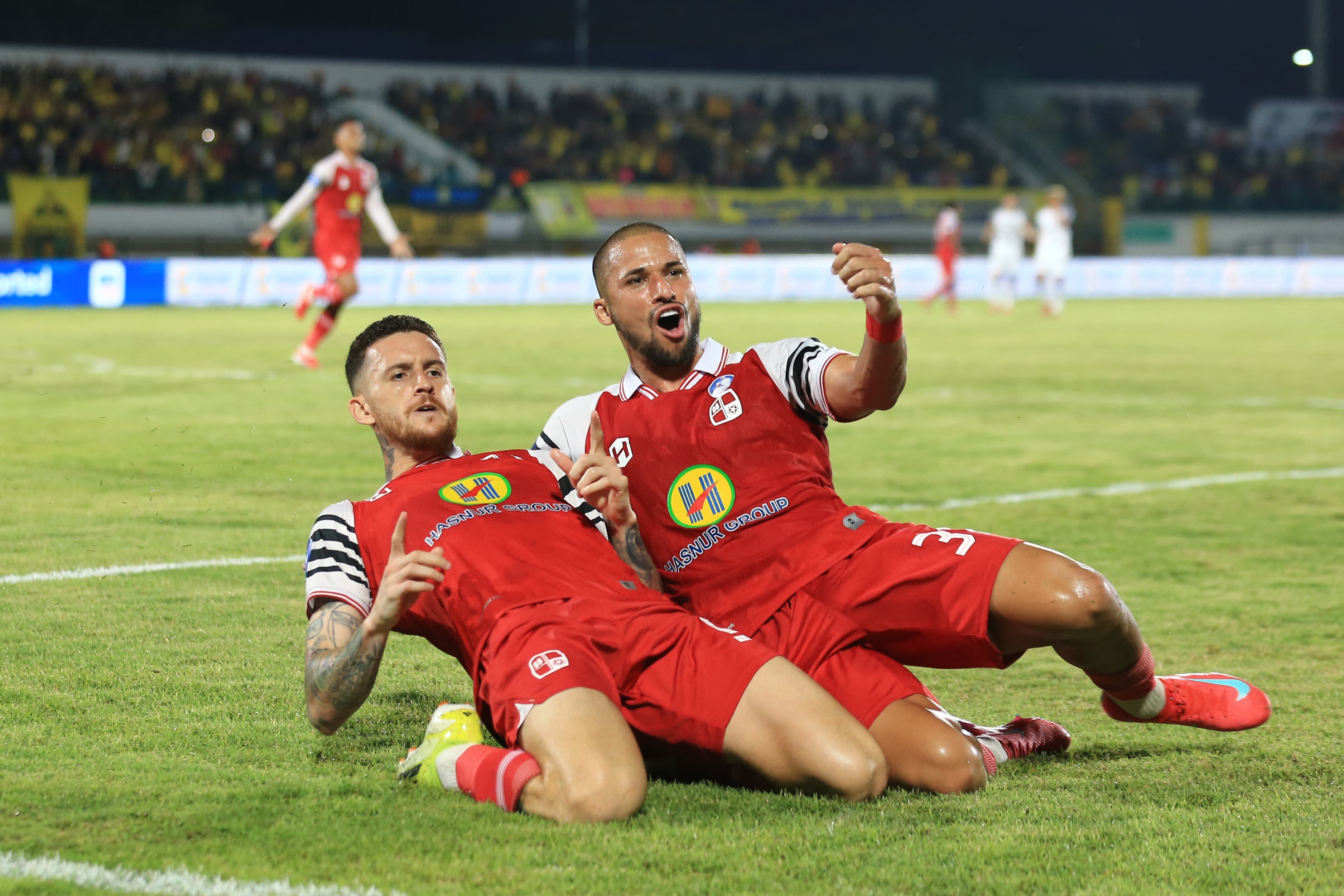 MENANG: Pertandingan antara Barito Putera kontra Bali United dalam lanjutan Liga 1 2024/2025 di Stadion Demang Lehman, Martapura, Senin (24/2/2025) malam. (M Idris Jian Sidik)