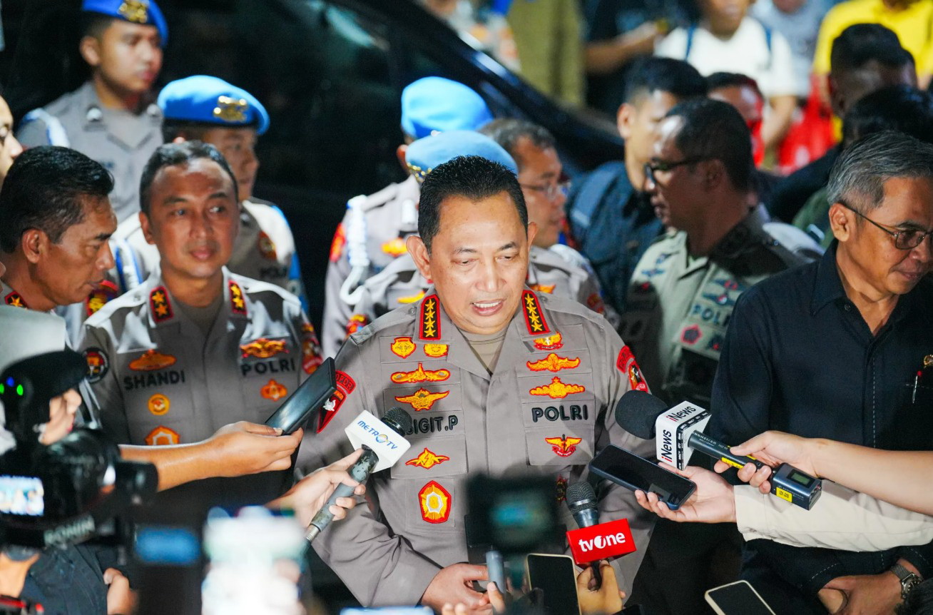PASCAINSIDEN: Kapolri Listyo Sigit Prabowo di Mapolres Tarakan.